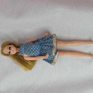 Vintage Dawn Topper Doll Original Outfit Eyelashes Golden Blonde Side Eyes